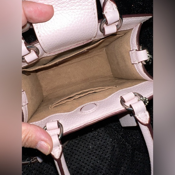 COACH LTH MNI PPR CB mini tote - Picture 6 of 9